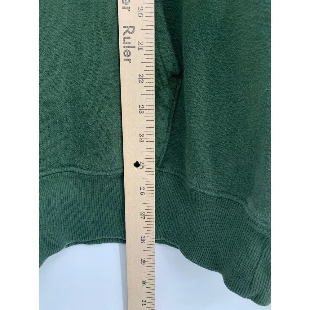 North Face Hoodie Mens Large Green Camo Logo Pullover Fleece Sweatshirt